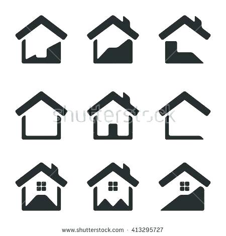 450x470 House Vector