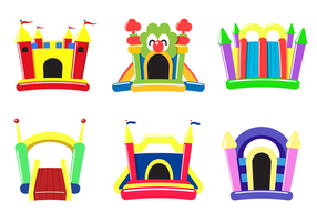 286x200 Bounce House Free Vector Art