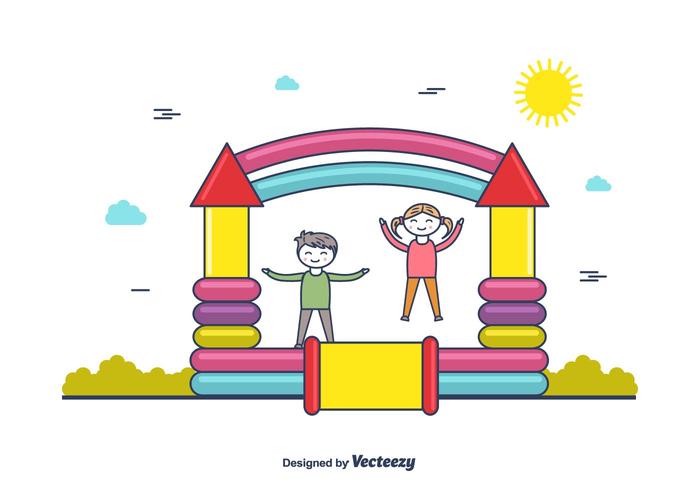 700x490 Bounce House Vector