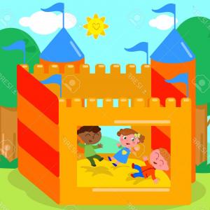 Photostock Vector Children Playing In Bouncy Castle Cartoon Vector 300x300 Photostock Vector Children Playing In Bouncy Castle Cartoon Vector