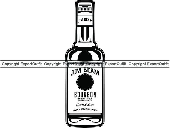 570x429 Alcohol Bottle Bourbon Liquor Drink Drinking Western Salon Etsy