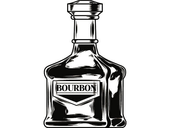 570x429 Liquor Bottle Clipart Black And White