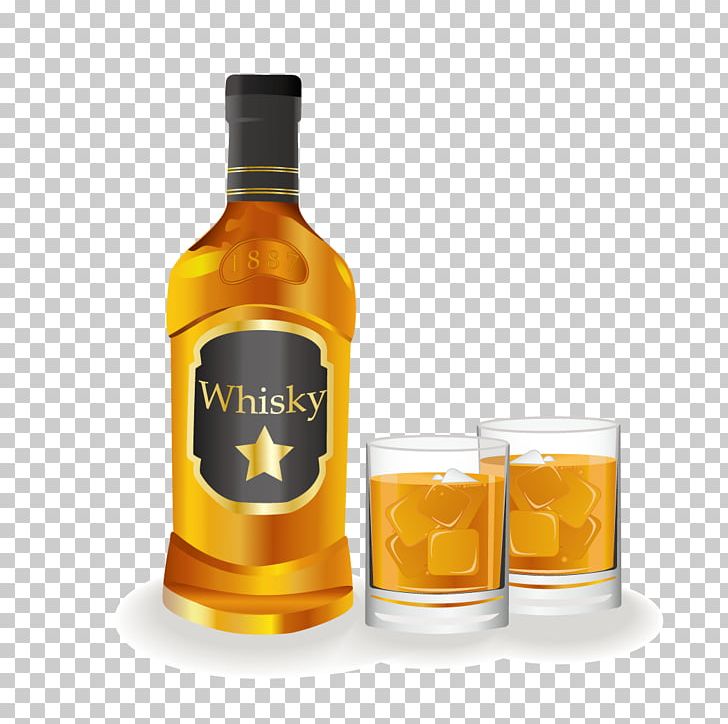 728x724 Whisky Wine Distilled Beverage Bourbon Whiskey Bottle Png, Clipart