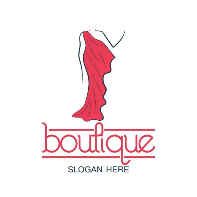 640x640 Boutique Logo With Text Space For Your Slogan Vector Illustration