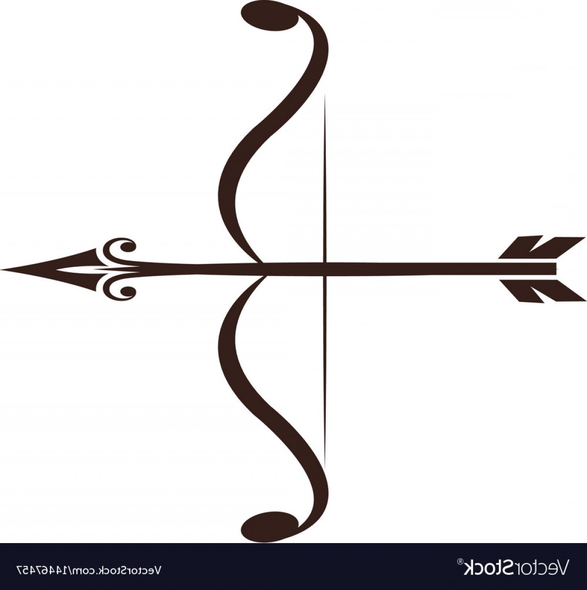 1200x1207 Bow And Arrow Vintage Decorative Royal Luxury Vector Hoodamathrun