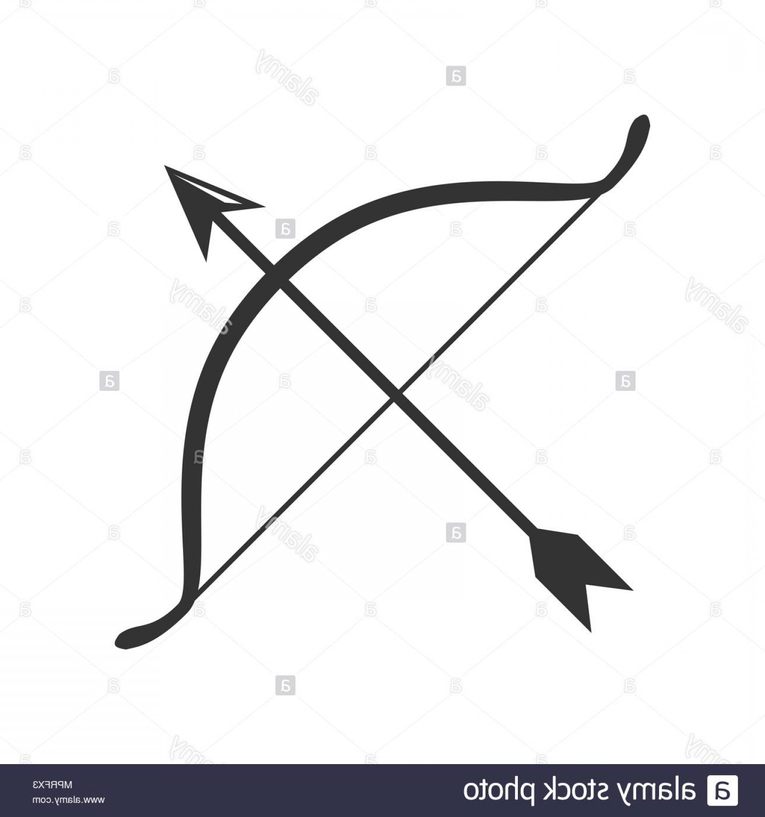 Bow And Arrow Vector at Vectorified.com | Collection of Bow And Arrow ...