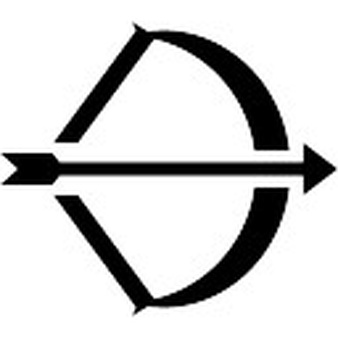 Bow And Arrow Vector 338x338 Bow And Arrow Vector