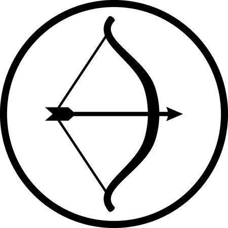 Bow And Arrow Vector Icon Isolated On Transparent Background, Bow 450x450 Bow And Arrow Vector Icon Isolated On Transparent Background, Bow