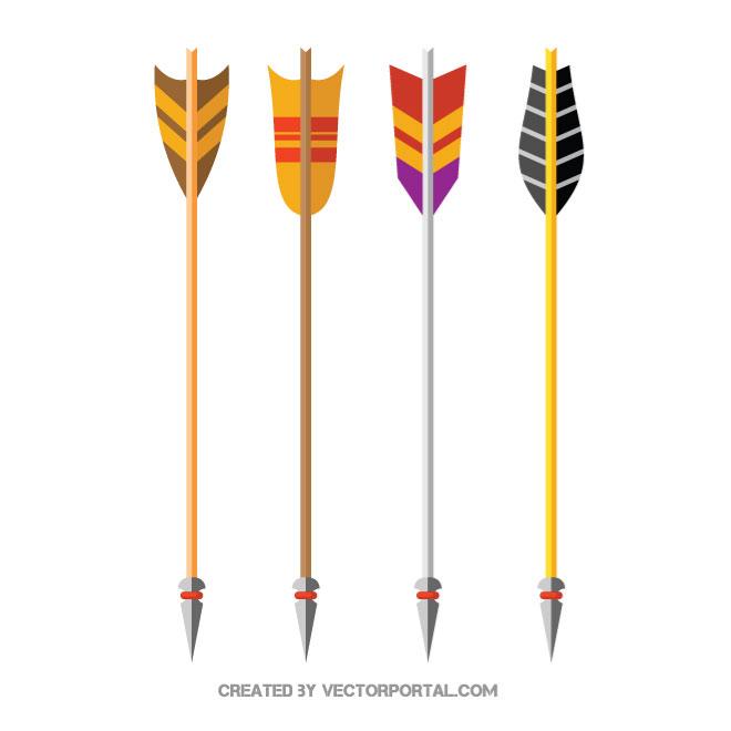 Hunting Arrows Vector Graphics 660x660 Hunting Arrows Vector Graphics