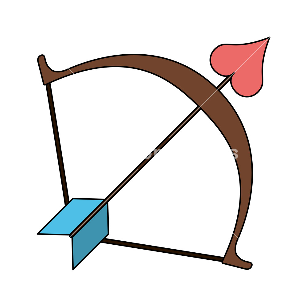 Arch With Heart Bow Arrow Vector Illustration Graphic Design 1000x1000 Arch With Heart Bow Arrow Vector Illustration Graphic Design