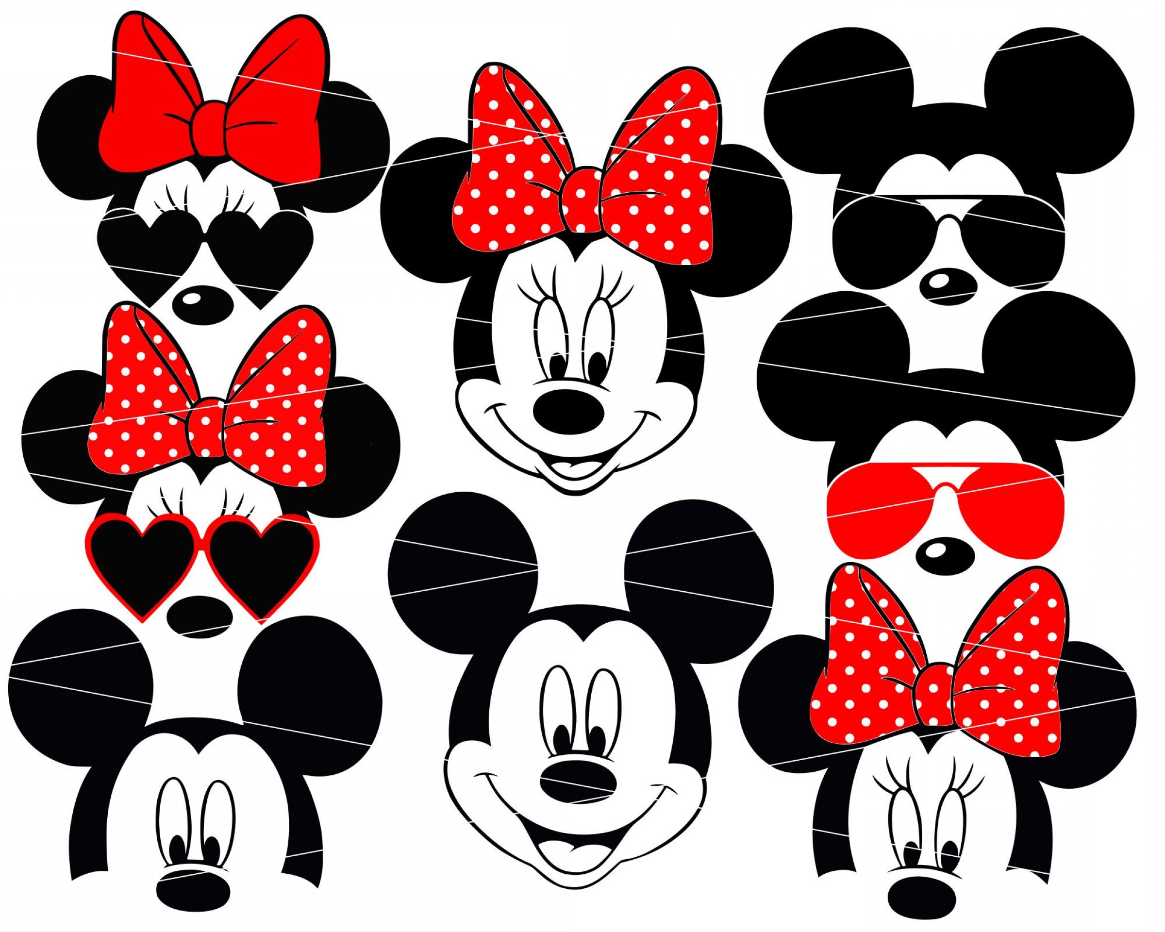 2400x1920 Minnie Mouse Bow Dxf Png Vector Cricut Design