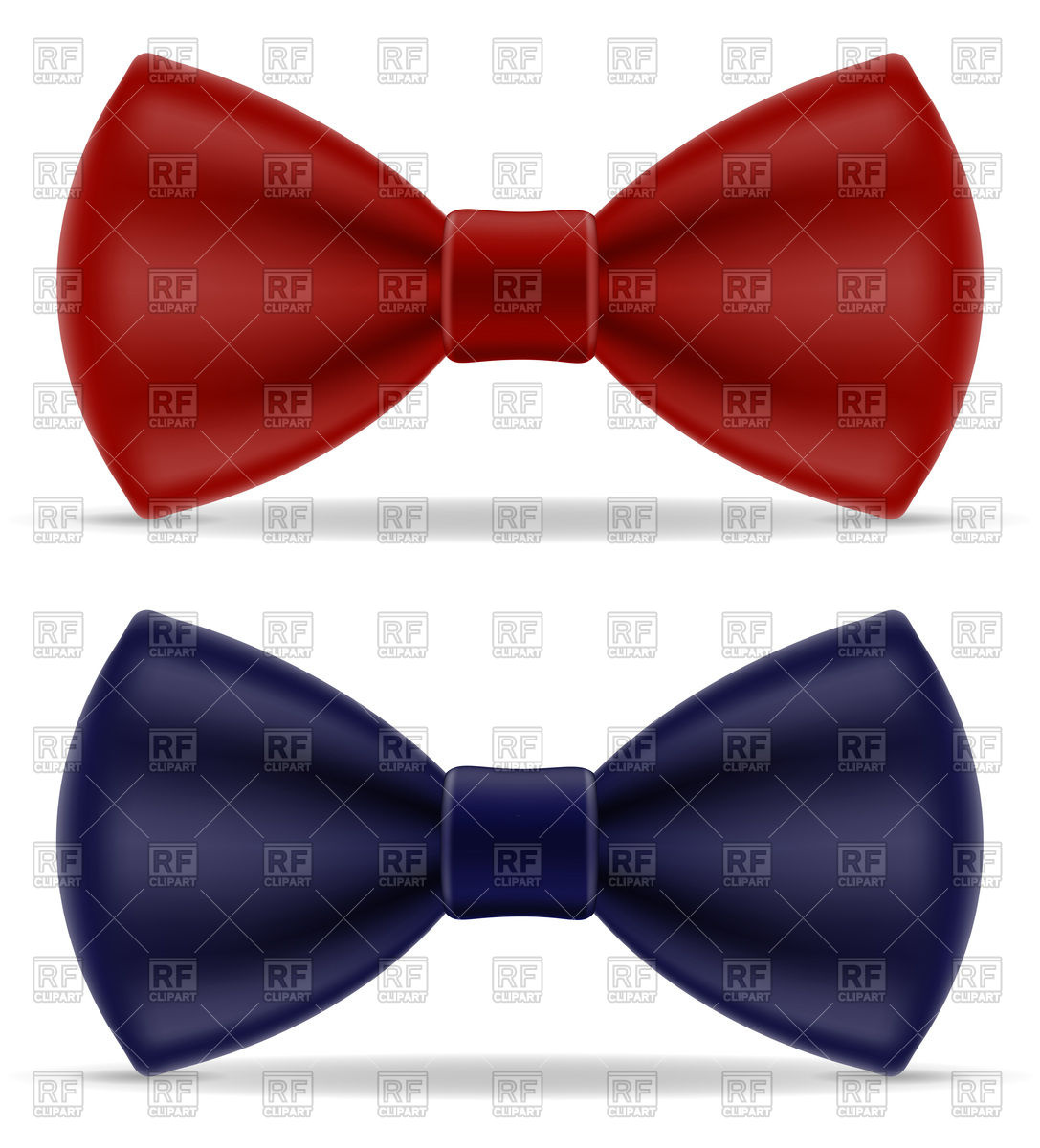 1087x1200 Red And Blue Bow Tie Vector Image Of Objects Konturvid