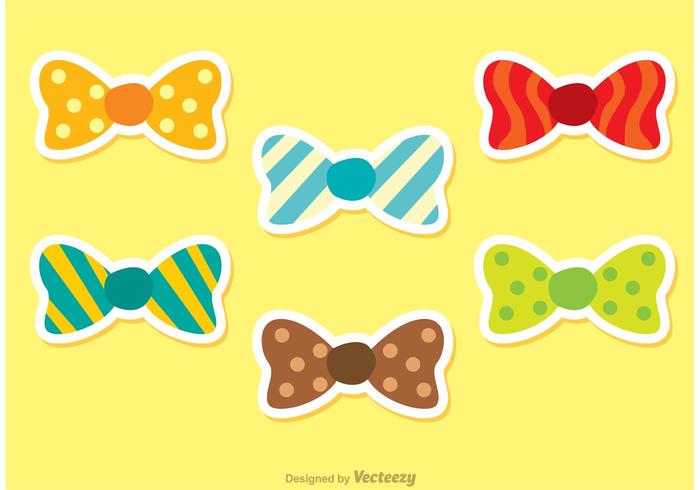 700x490 Set Of Vector Bow Ties