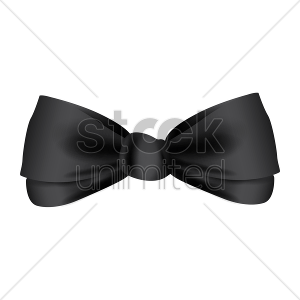 Bow Tie Vector Image 600x600 Bow Tie Vector Image