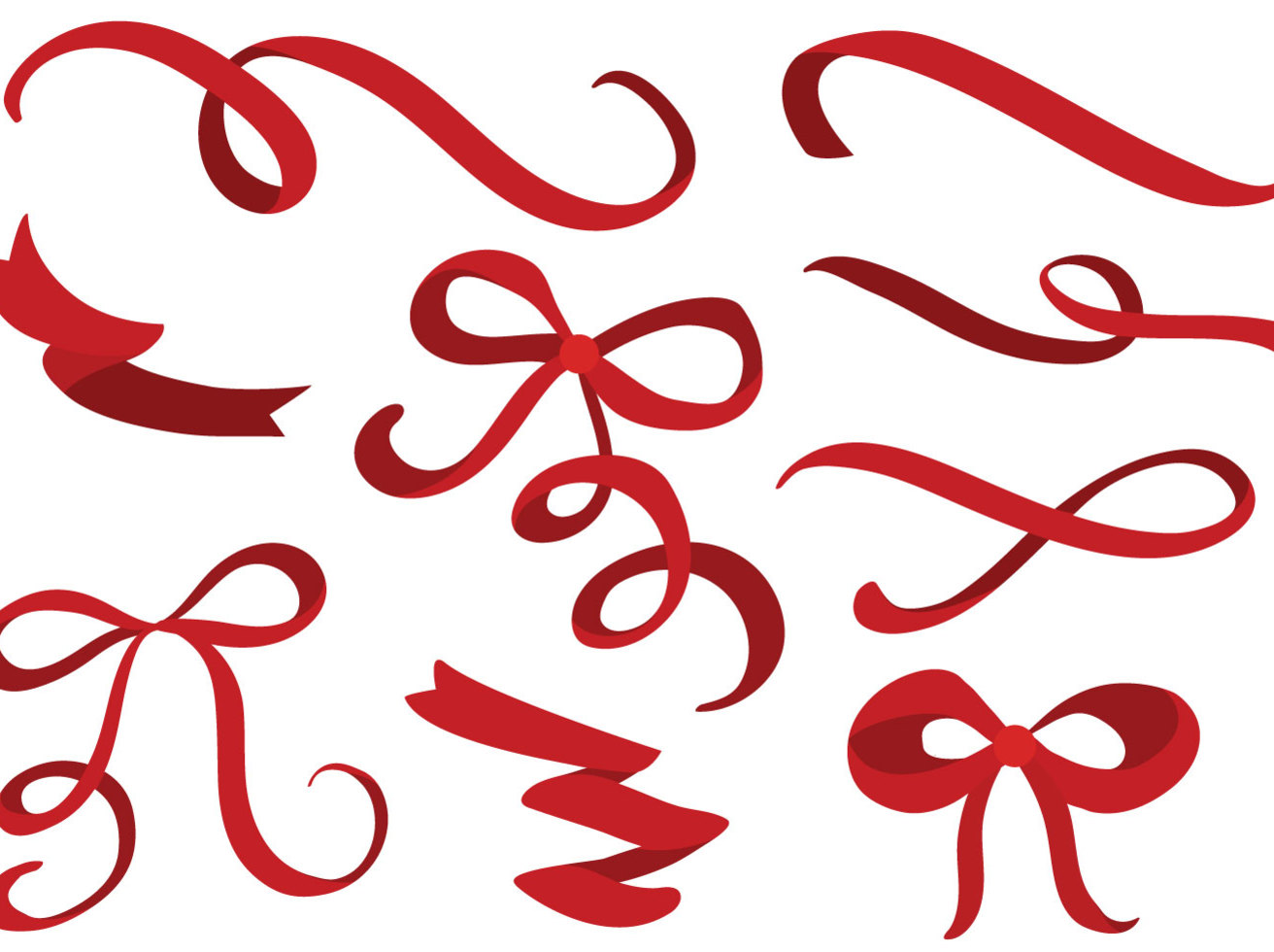 Free Ribbons Bows Vectors Vector Art Graphics 1312x980 Free Ribbons Bows Vectors Vector Art Graphics