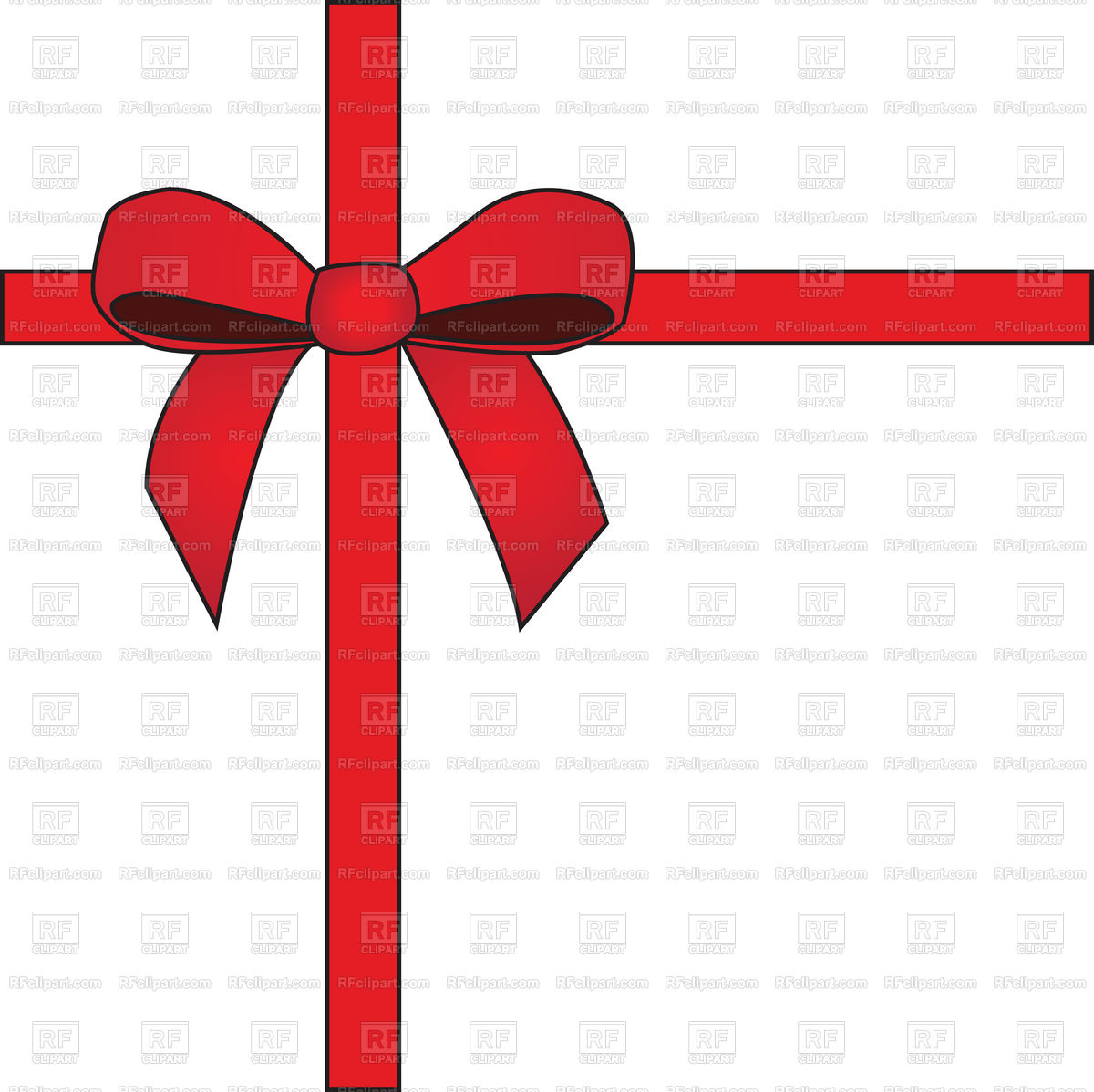 1200x1198 Red Ribbon With Bow Vector Image Of Flags Ribbons Tumdee