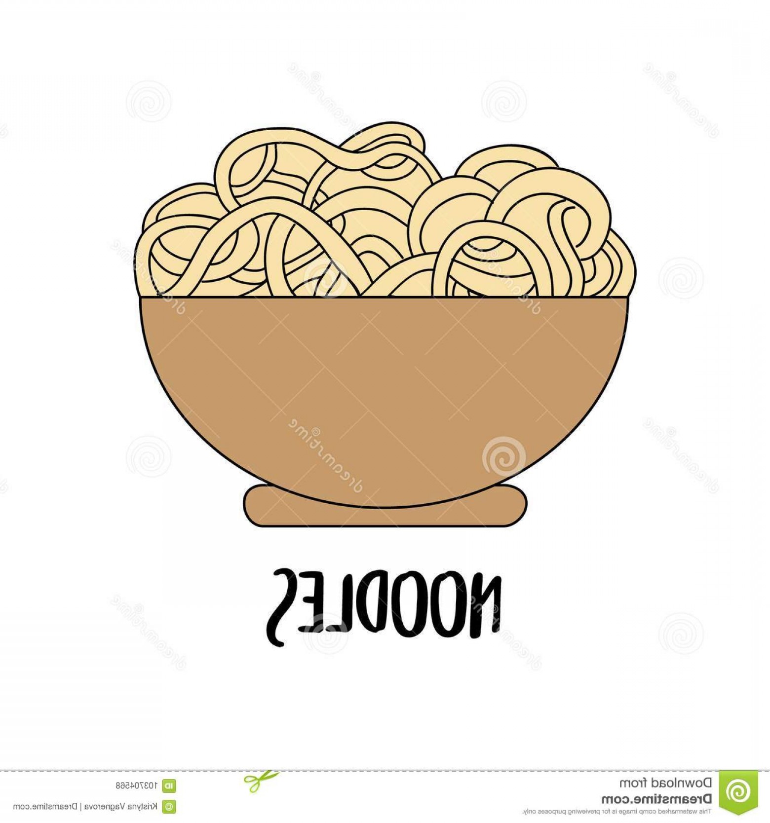 1560x1668 Bowl Noodles Soup Vector Noodles Brown Bowl Vector Illustration