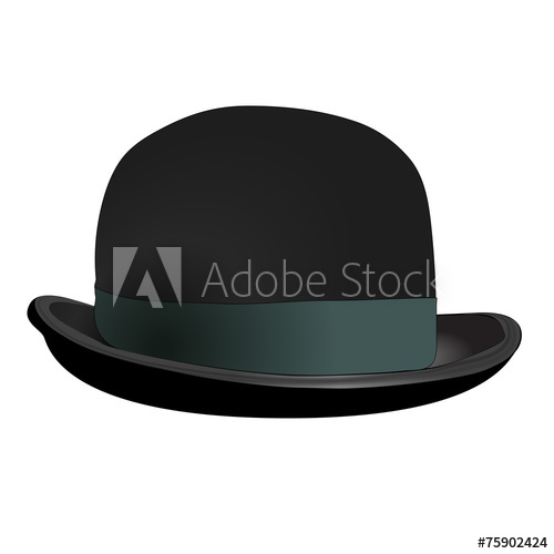 Bowler Hat Vector 500x500 Bowler Hat Vector