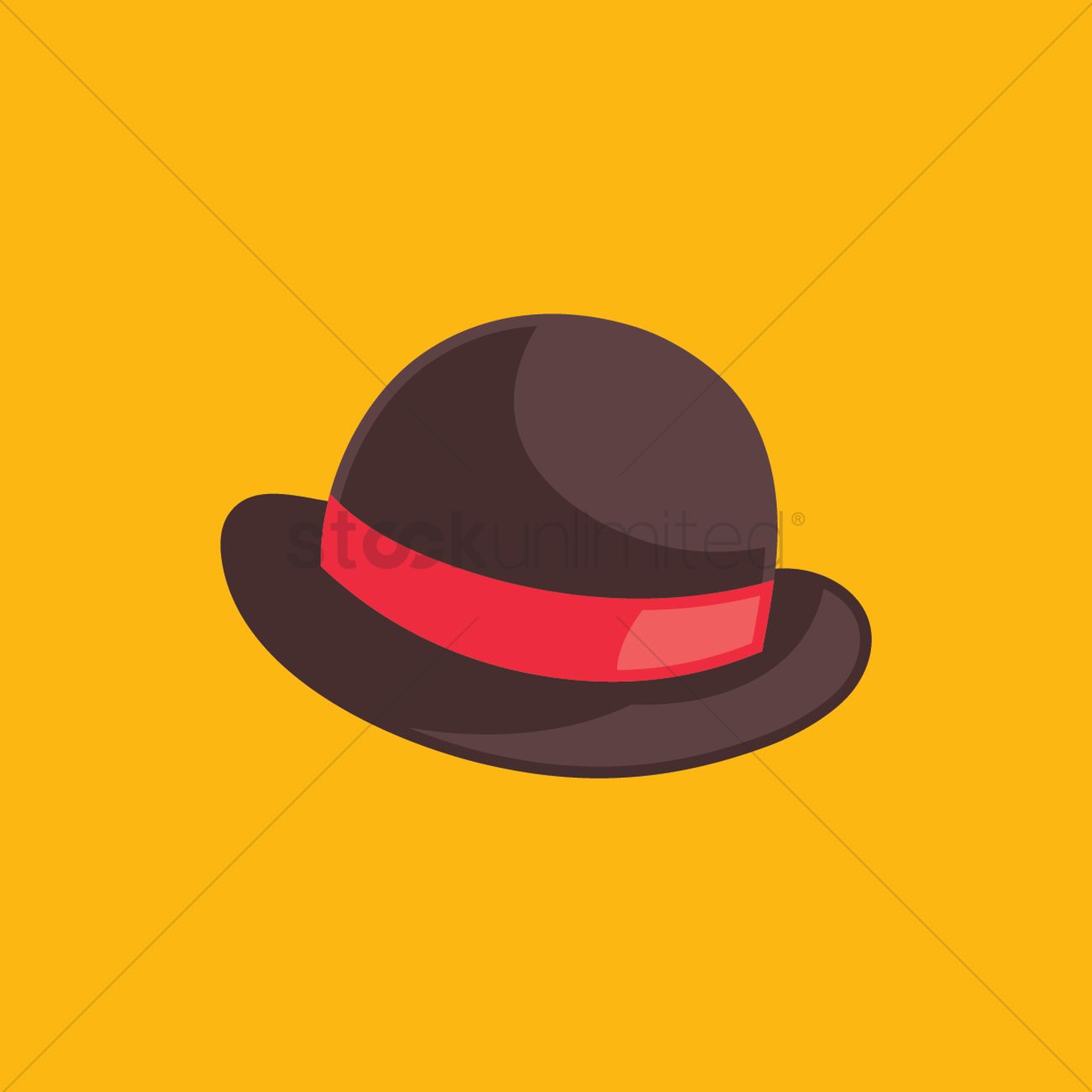 Bowler Hat Vector Image 1300x1300 Bowler Hat Vector Image
