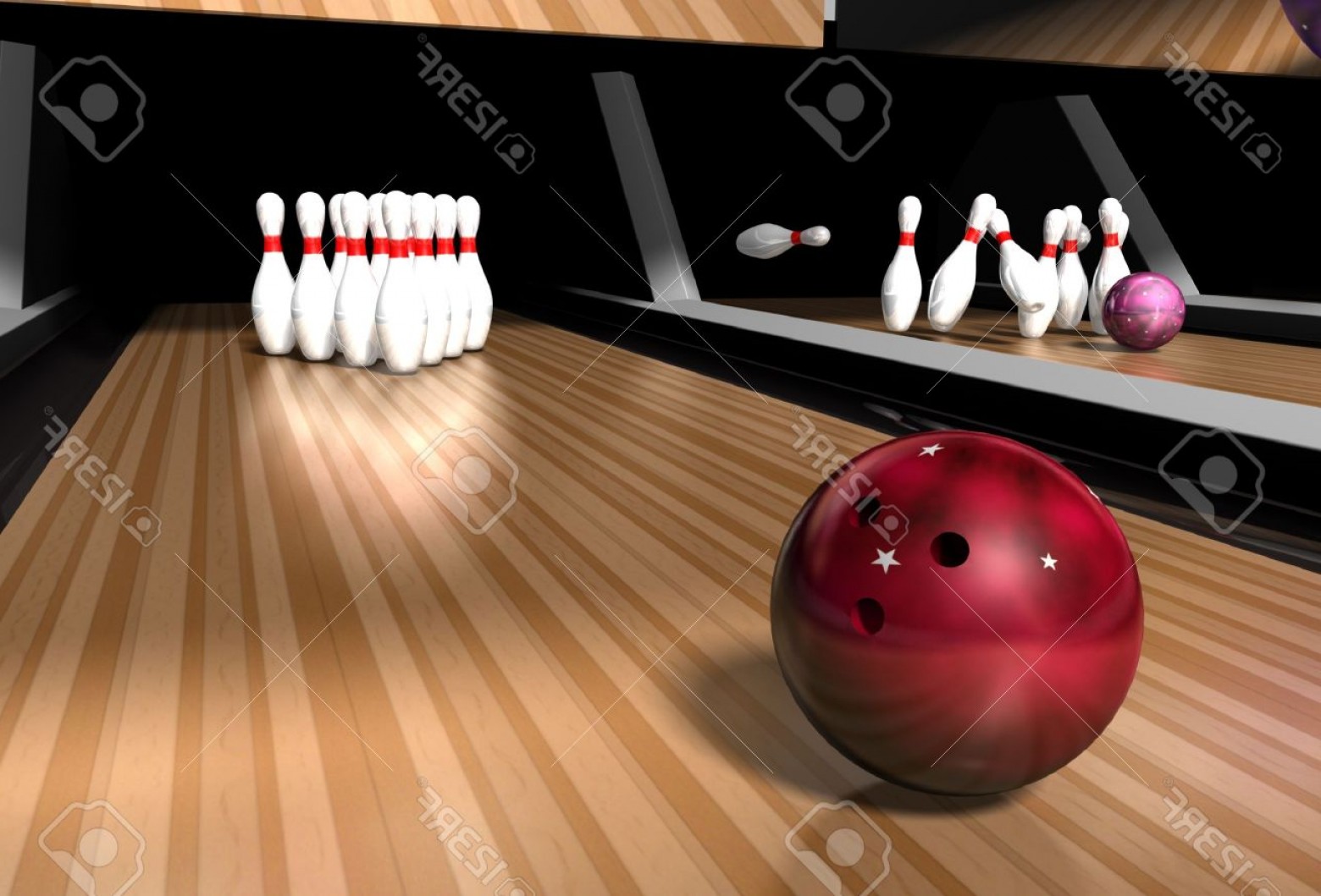 Bowling Alley Vector at Vectorified.com | Collection of Bowling Alley ...