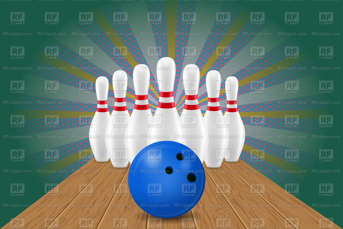 1200x801 Bowling Ball And Pin Background Vector Image Of Sport And Leisure