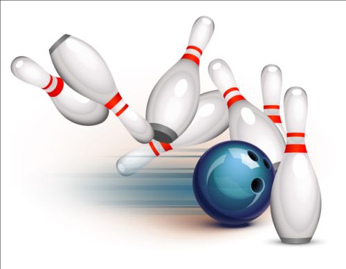 500x389 Creative Bowling Vector Background Free Download