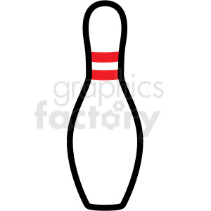 300x300 Bowling Pin Vector Clipart Royalty Free Gif, Png