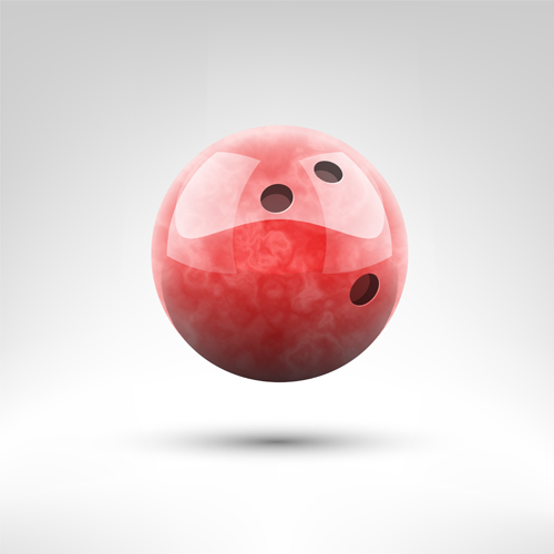 500x500 Realistic Bowling Ball Vector Design Free Download