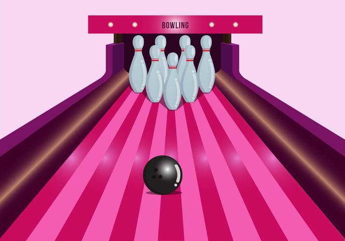 700x490 Bright Pink Bowling Lane Vector