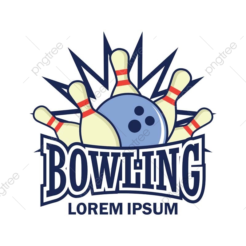 800x800 Bowling Logo With Text Space For Your Slogan Tag Line Vector
