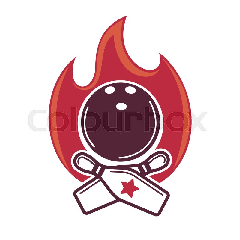 Bowling Tournament Poster Or Logo Stock Vector Colourbox 800x800 Bowling Tournament Poster Or Logo Stock Vector Colourbox