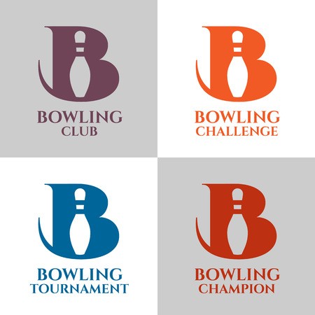 Set Of Bowling Logo Vector Templates Bowling Club, Bowling 450x450 Set Of Bowling Logo Vector Templates Bowling Club, Bowling