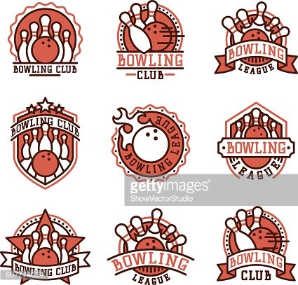 Vector Bowling Logo Premium Clipart 425x407 Vector Bowling Logo Premium Clipart