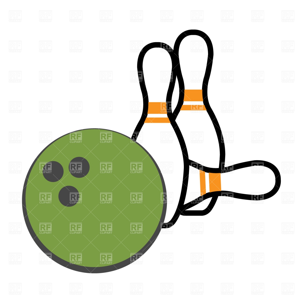Bowling Pin And Ball Vector Image Of Sport And Leisure Prague 1200x1200 Bowling Pin And Ball Vector Image Of Sport And Leisure Prague