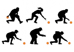285x200 Bowling Silhouette Free Vector Graphic Art Free Download