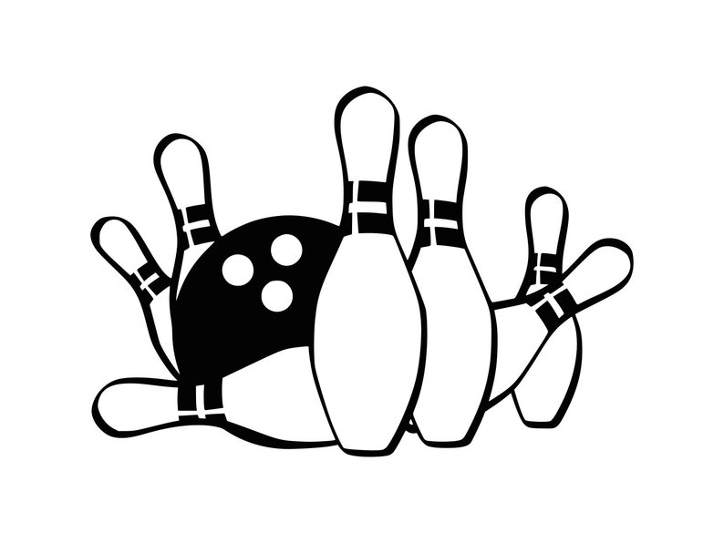 794x596 Huge Collection Of 'bowling Ball Silhouette' Download More Than
