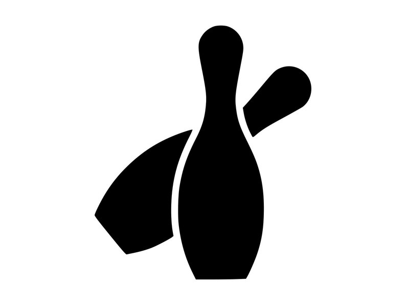 794x596 Huge Collection Of 'bowling Pins Silhouette' Download More Than