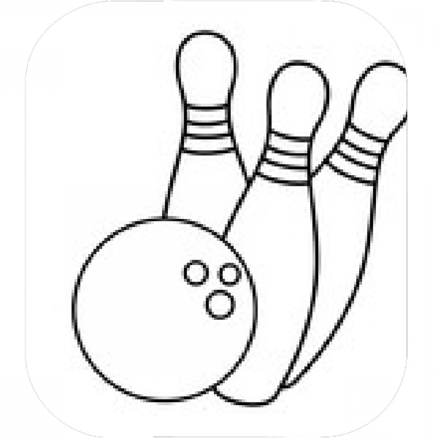 1440x1440 Funny Bowling Vector Hoodamathrun