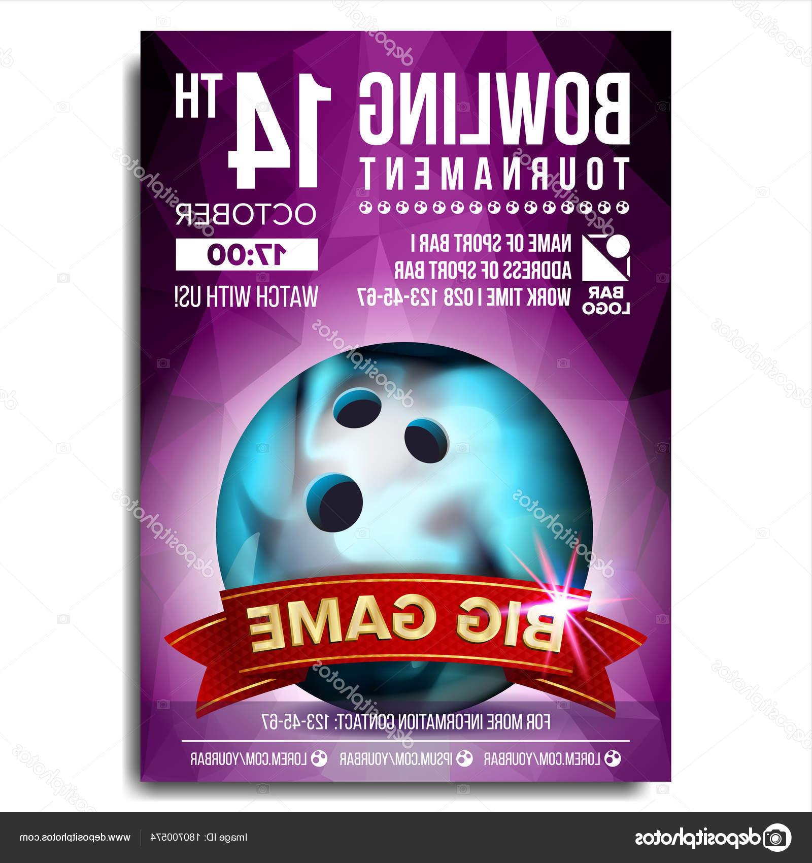 1600x1700 Hd Bowling Flyer Vector Free Free Vector Art, Images