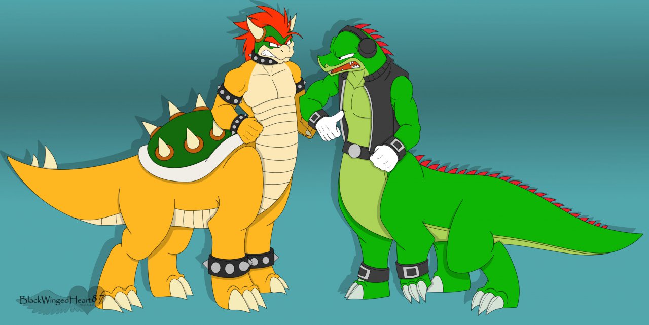 1280x641 Vector And Bowser Centaurs Art Trade