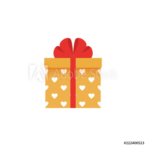 Gift Box Icon Vector Present In Flat Design Christmas Winter 500x500 Gift Box Icon Vector Present In Flat Design Christmas Winter