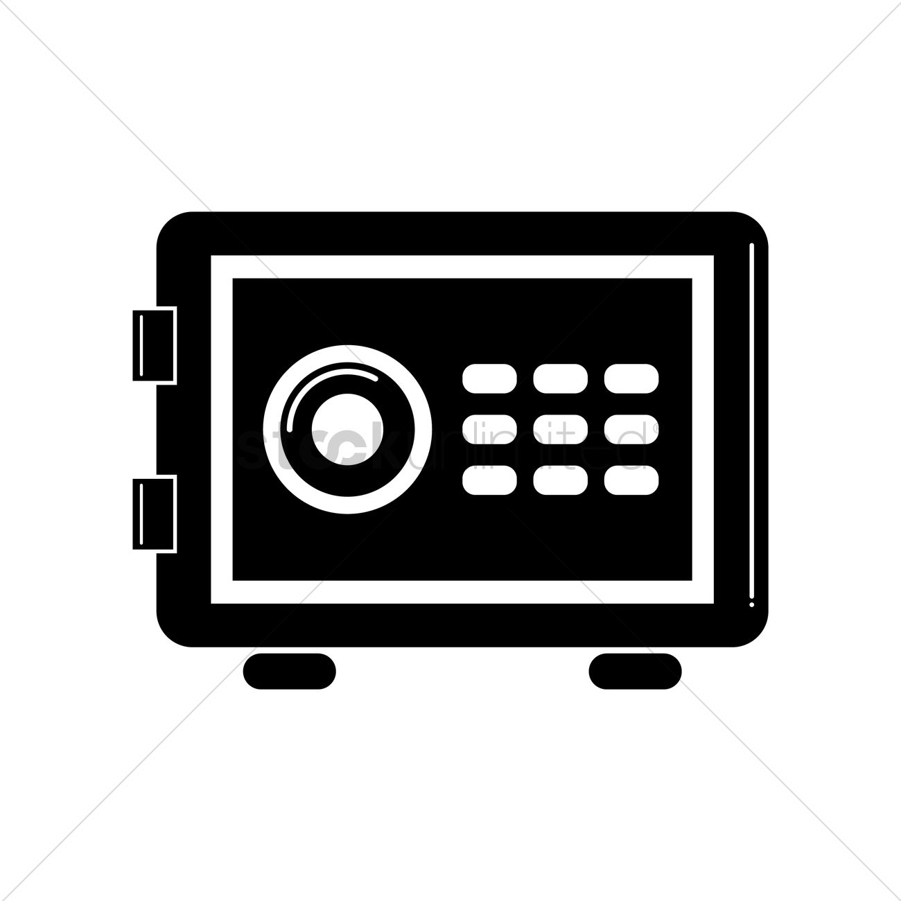 Safe Box Icon Vector Image 1300x1300 Safe Box Icon Vector Image