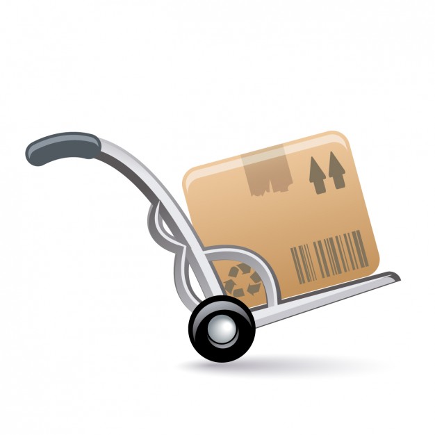 Wheelbarrow With Box Icon Vector Free Download 626x626 Wheelbarrow With Box Icon Vector Free Download