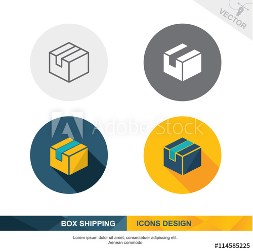 Box Icon Vector Design 500x497 Box Icon Vector Design