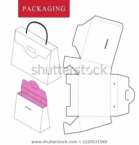 Handle Box Template Vector Illustration Package Isolated Stock 450x470 Handle Box Template Vector Illustration Package Isolated Stock