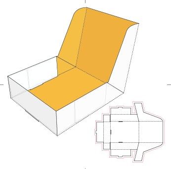 Paper Package Box Print Template Vector Free Craft Ideas 346x342 Paper Package Box Print Template Vector Free Craft Ideas