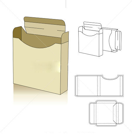 Square Profile Box Template Vector Corrugated And Folding Carton 450x470 Square Profile Box Template Vector Corrugated And Folding Carton