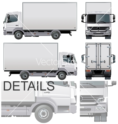 Box Truck Vector