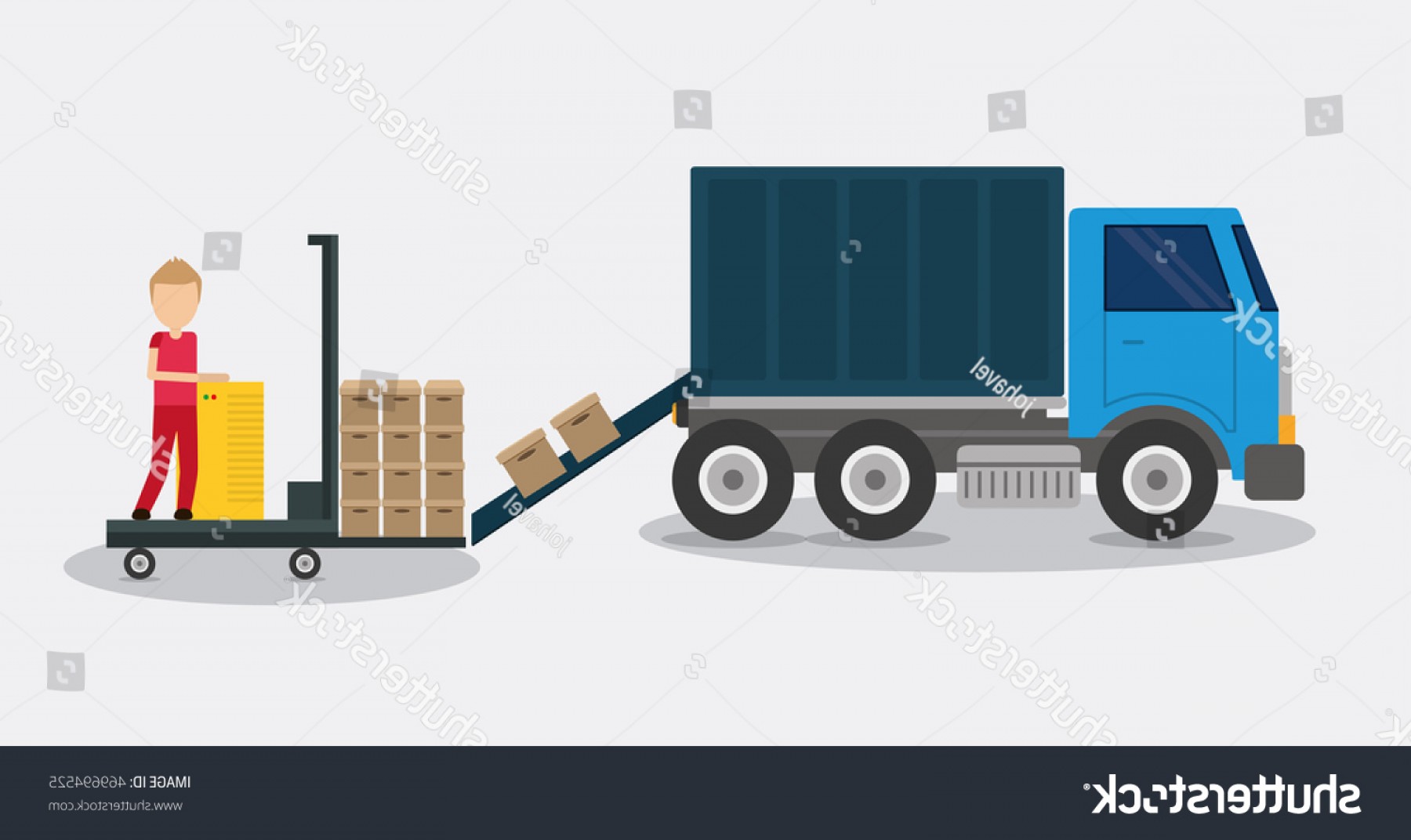 1800x1072 Packages On A Truck Vector Createmepink