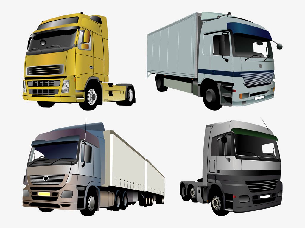1024x765 Trucks Vector Vector Art Graphics